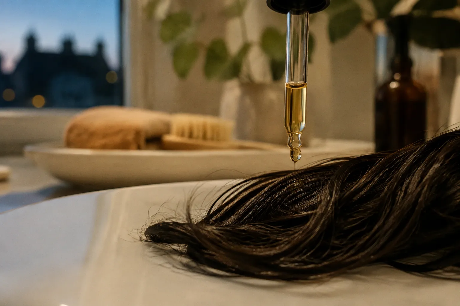 Bain d'huile : l'appliquer sur cheveux secs ou humides ?