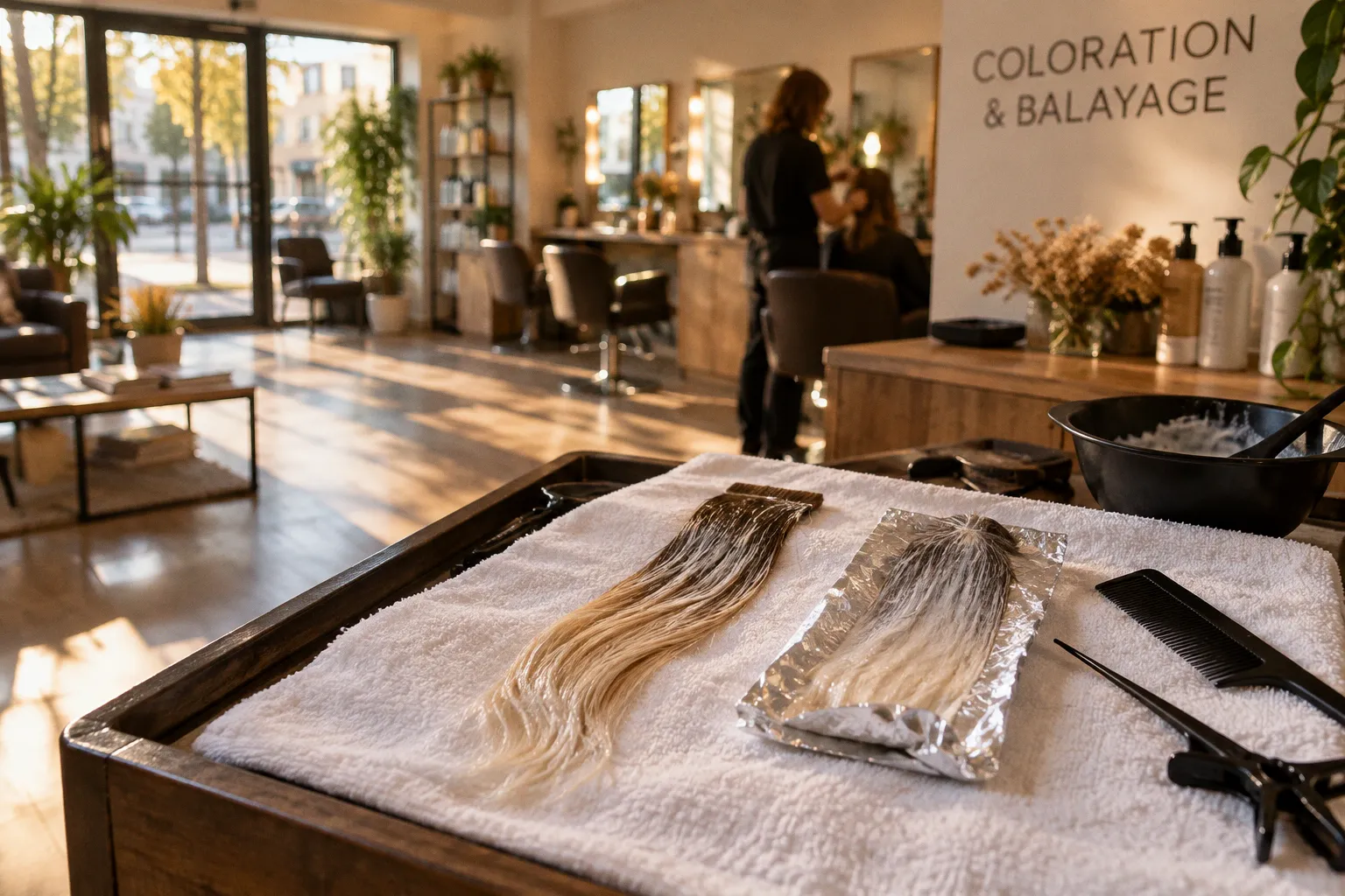 Balayage à l'air libre ou enveloppé : quel blond choisir ?
