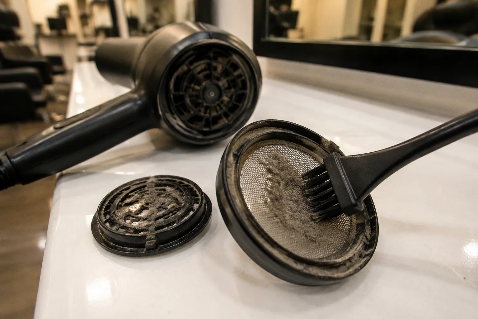 Filtre de sèche-cheveux : le réflexe d'entretien dès demain