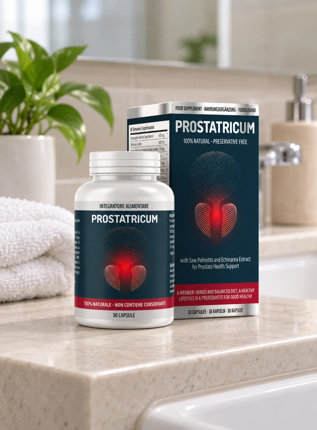 Prostatricum — le produit au quotidien