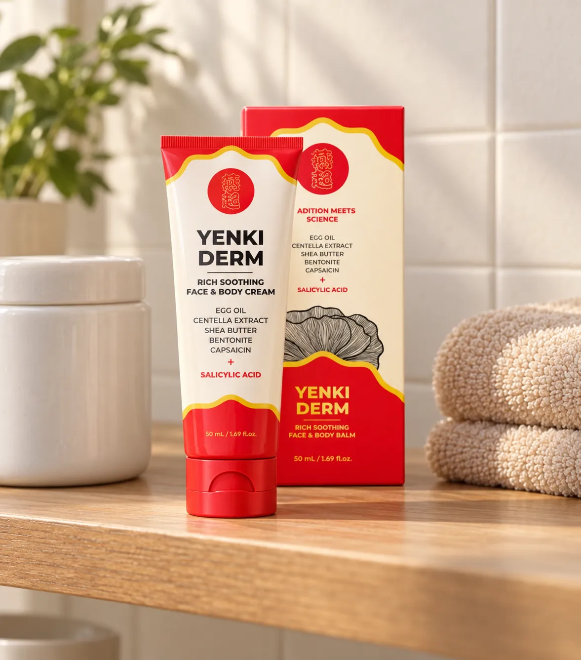 Yenki Derm — le produit au quotidien