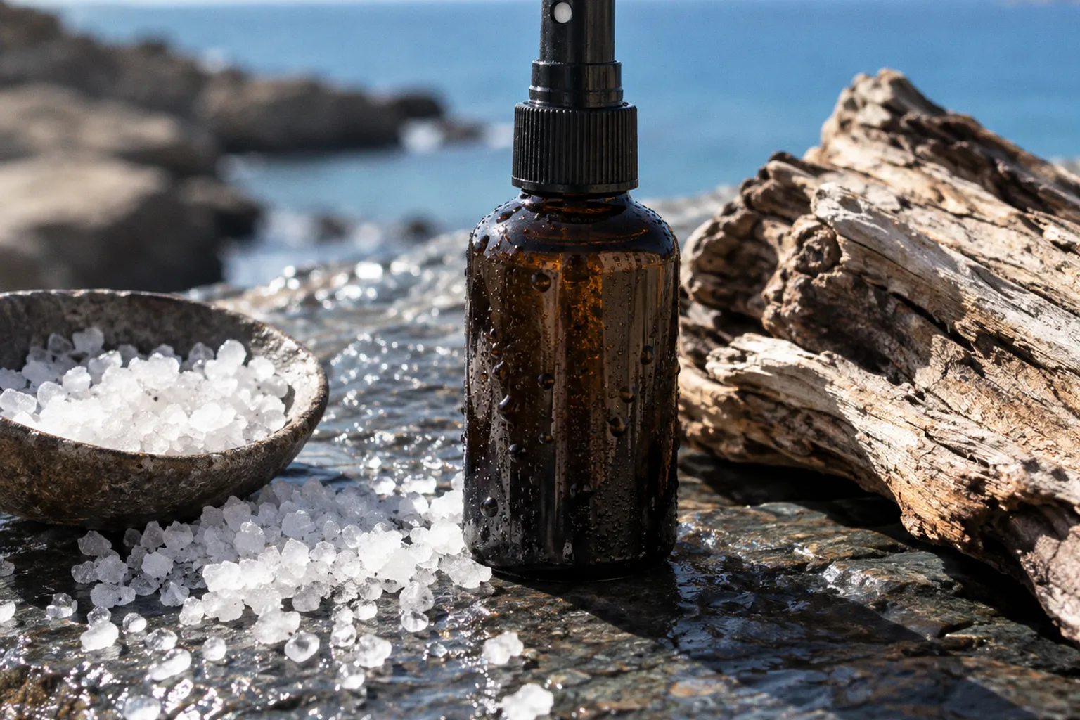 Spray au sel marin pour homme : assèche-t-il les cheveux ?